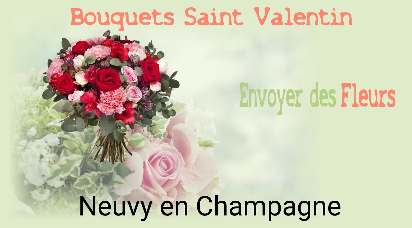 Roses de Saint-Valentin livrées à Neuvy-en-Champagne